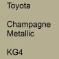 Preview: Toyota, Champagne Metallic, KG4.